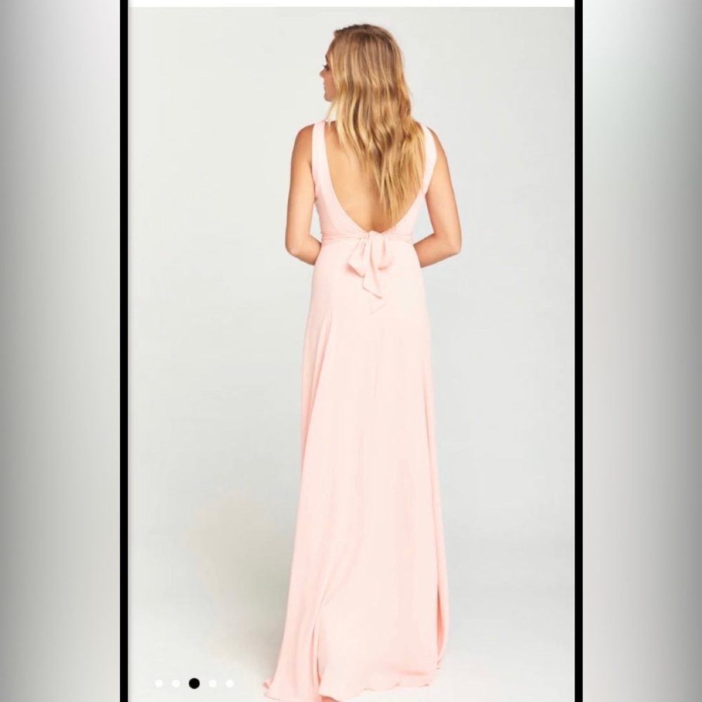 NWT Show Me Your Mumu Jenn Pink Maxi Bridesmaids Formal Dress - Size S